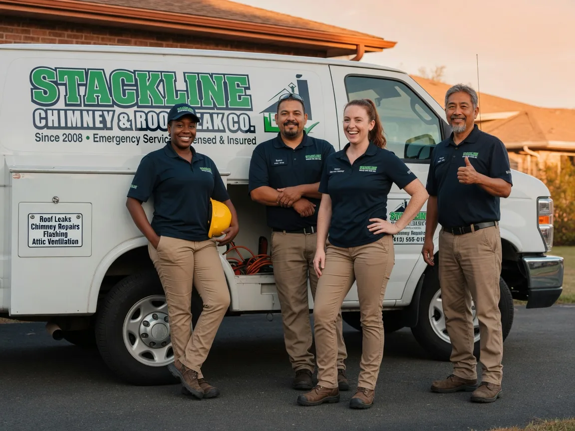 Chimney flashing repair company in Freeport, TX